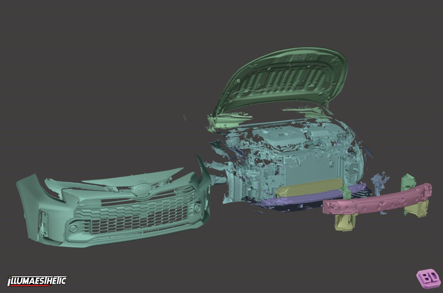 Toyota GR Corolla (GZEA14) 3D Scan (2023+)