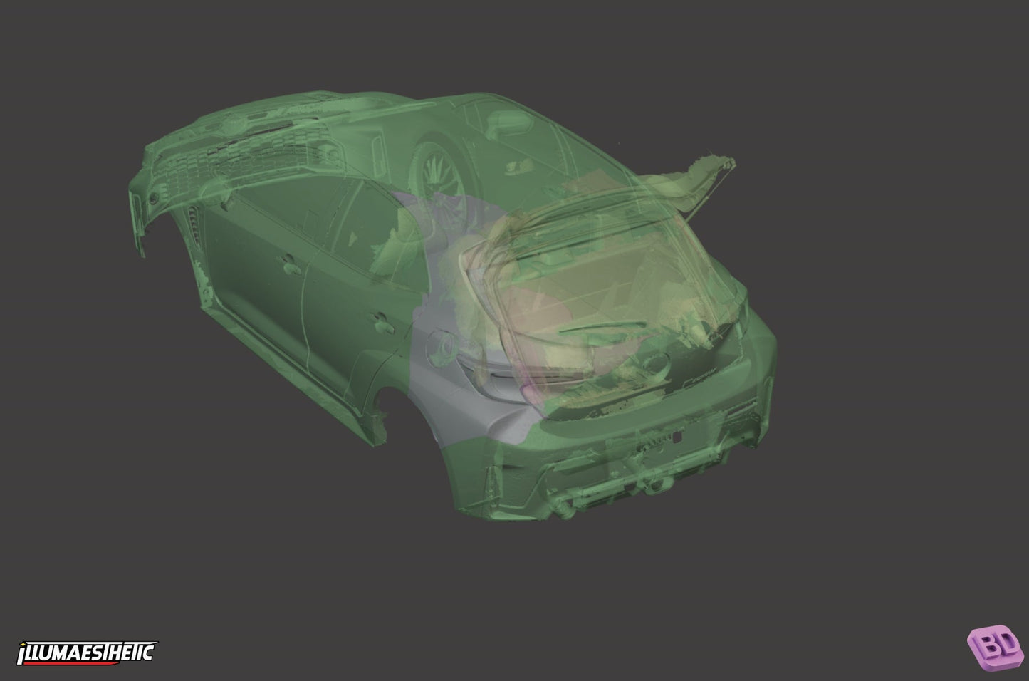 Toyota GR Corolla (GZEA14) 3D Scan (2023+)