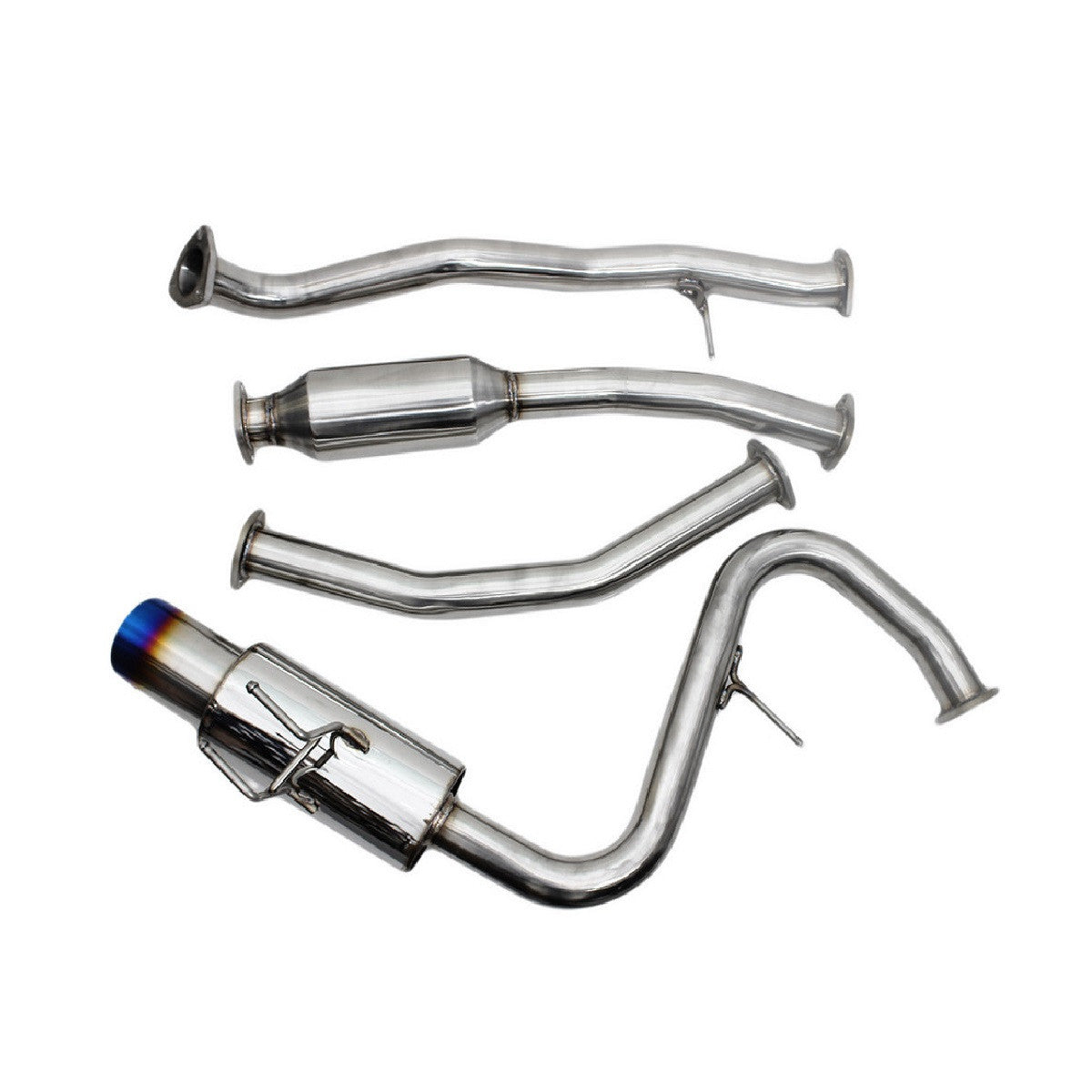 Tsudo Burnt Tip Catback Exhaust 10th Gen Civic 2016-2021 1.5T Sedan