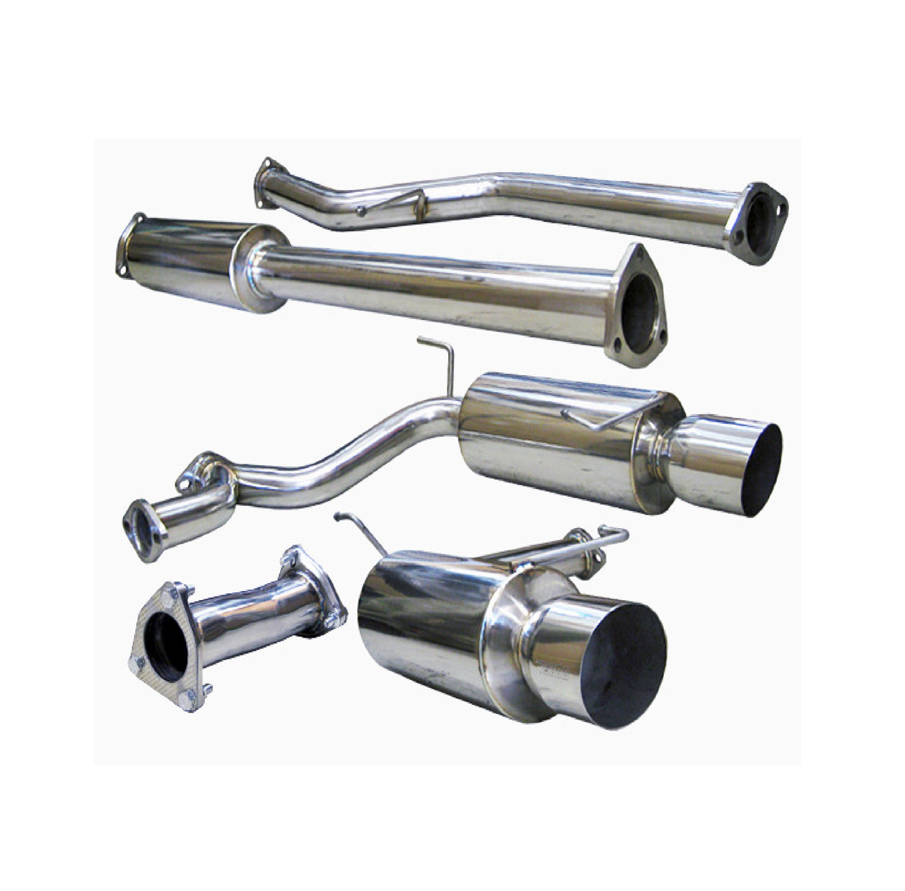 Tsudo EVO2 Catback Exhaust Honda Accord V6 Coupe LX EX 2003-2007