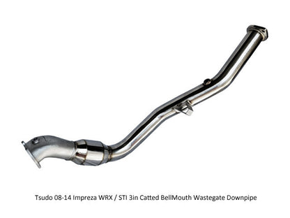 Tsudo 3 inch Catted Downpipe WRX STI 2008-2014 Forester XT 2009-2013