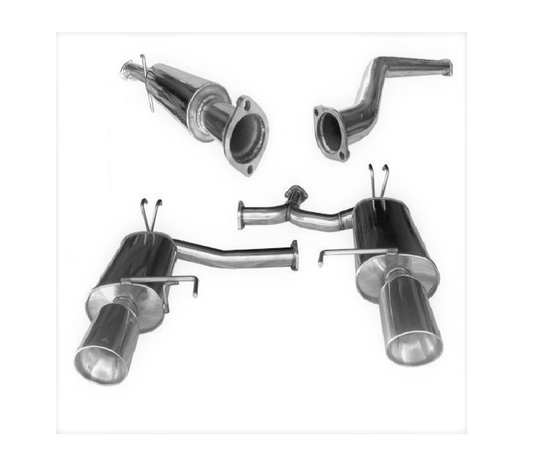 Tsudo 2009-2014 Acura TSX Dual SP2 2.75in Catback Exhaust