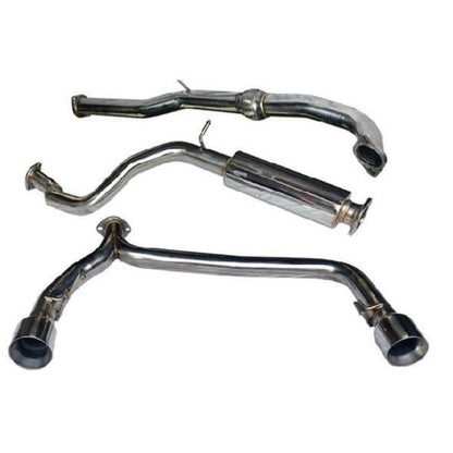 Tsudo stainless catback exhaust for Fiat 500 Abarth 1.4 Turbo 2012-19