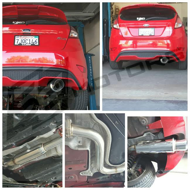 Tsudo 3 inch Single Exit Catback Exhaust Ford Fiesta ST 1.6T 2014-2019