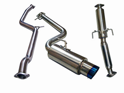 Tsudo S2 Burnt Tip Catback Exhaust Scion tC 2011-2016 Slanted Style