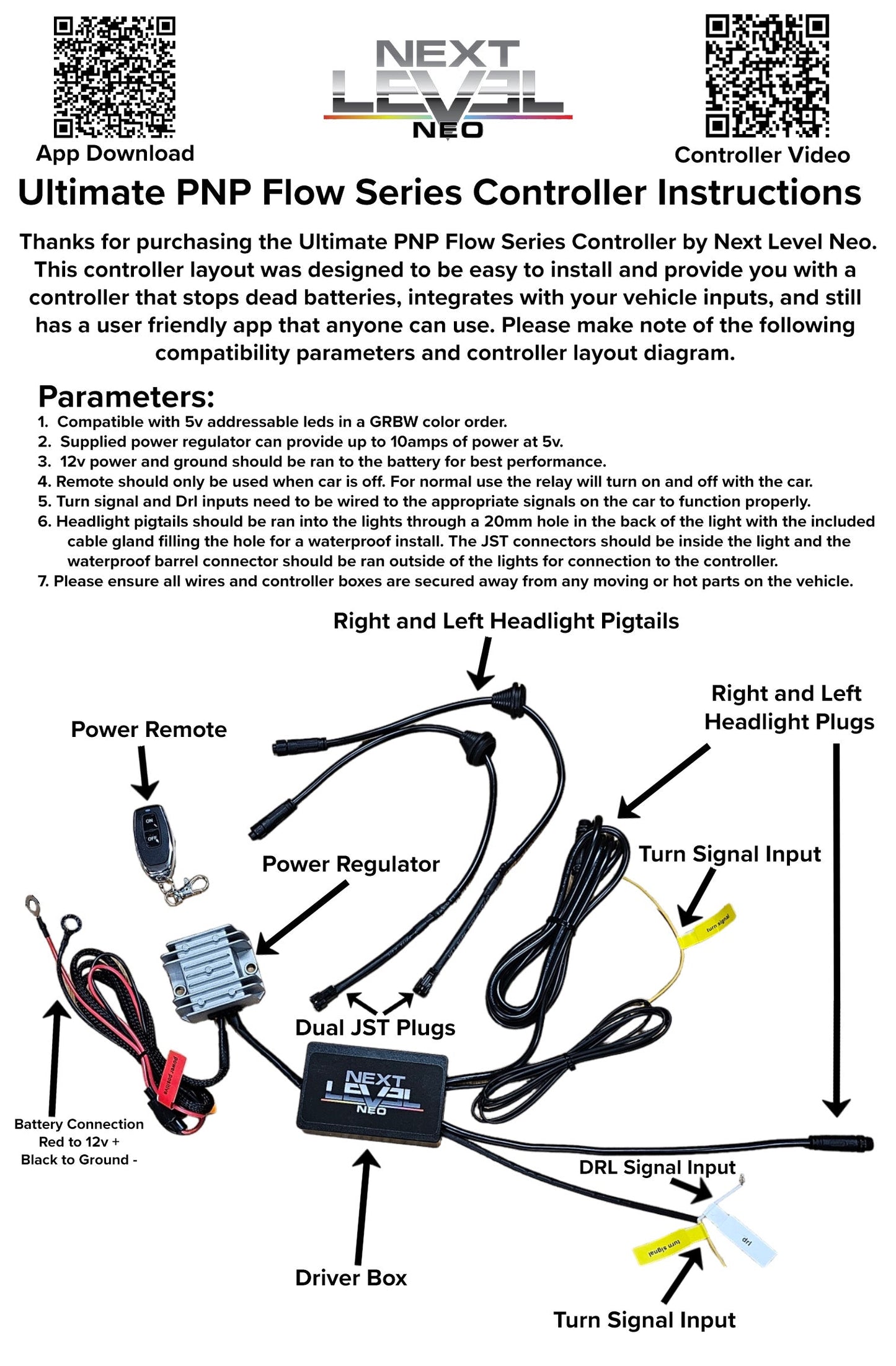 Pro Flow Series LED Controller w/ Vehicle Inputs