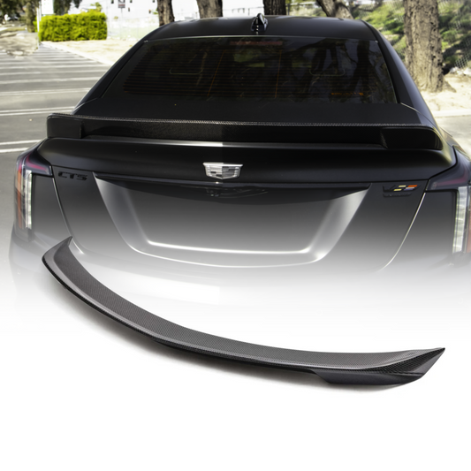 2022-2025 Cadillac CT5-V Blackwing Type-ST Gloss Carbon Fiber Rear Spoiler