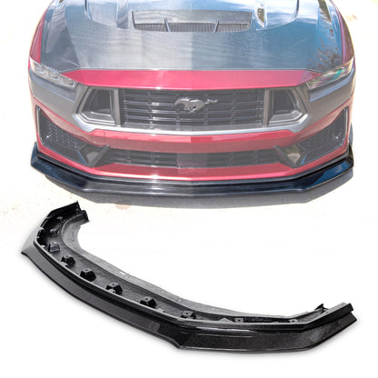 2024-2026 Mustang Dark Horse S650 Type-OE Carbon Fiber Double Sided Lower Chin Splitter