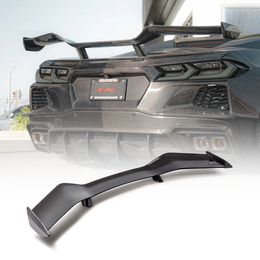 2020-2025 Corvette C8 Type-Z06 Style Carbon Fiber Rear Spoiler 1pc For Stingray