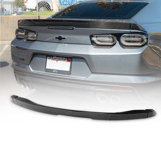 2016-2025 Chevy Camaro Type-SS 1LE Gloss Carbon Fiber 3pc Rear Spoiler