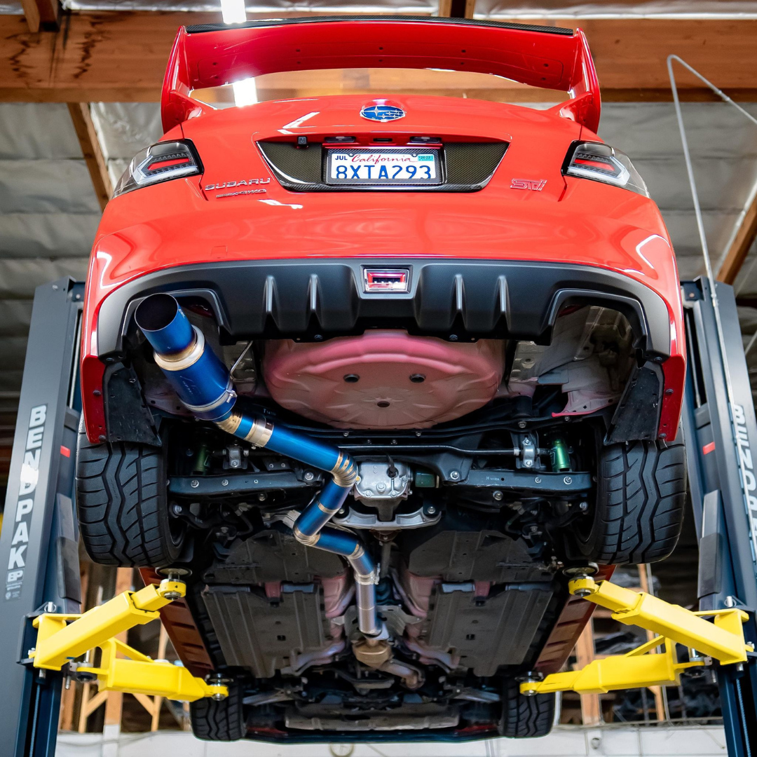 2015 - 2021 Subaru WRX/STI AFD  F1 Titanium Single Exit Catback Exhaust