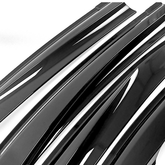 JDMuscle [22-25 WRX] V4 Rain Guards / Window Visor-Plastic/Carbon