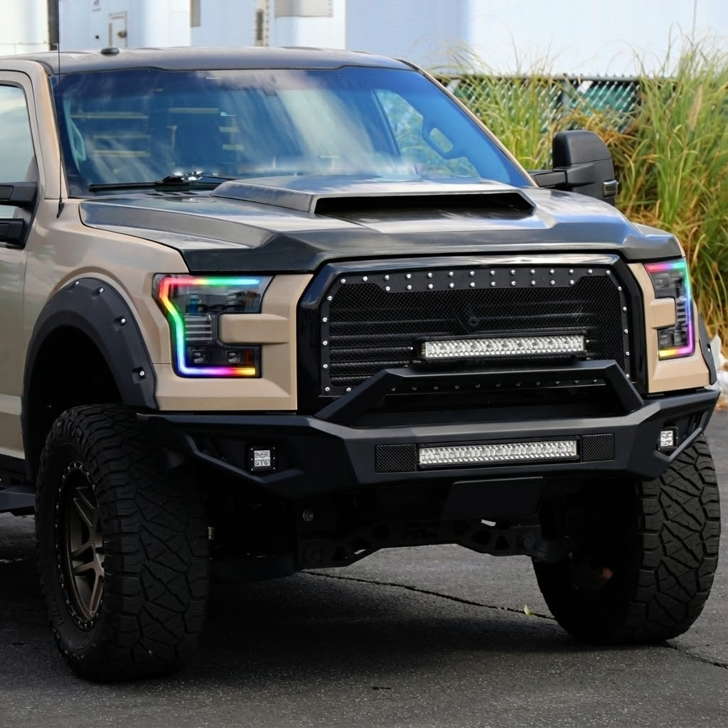 NTXGLOW RGB LED headlights (2015 - 2017 Ford F150)