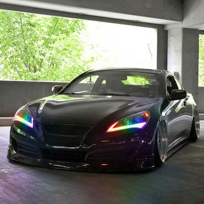 NTXGLOW RGB headlights (2009 - 2010 hyundai genesis coupe bk1)