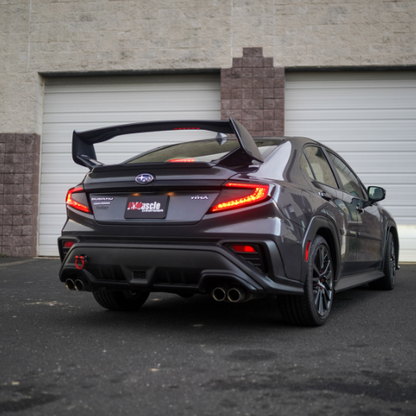 JDMuscle [22-25 WRX] VA STI Style 5-Piece Spoiler-Paint Matched/Gloss Black/ABS *Final Edition