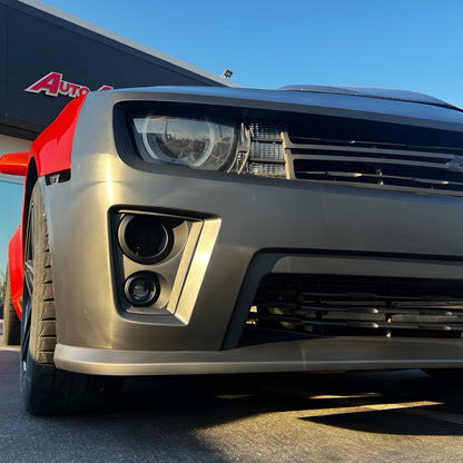 2010-2013 Chevy Camaro ZL1 Package Front Bumper Conversion Full Kit Flat BLK