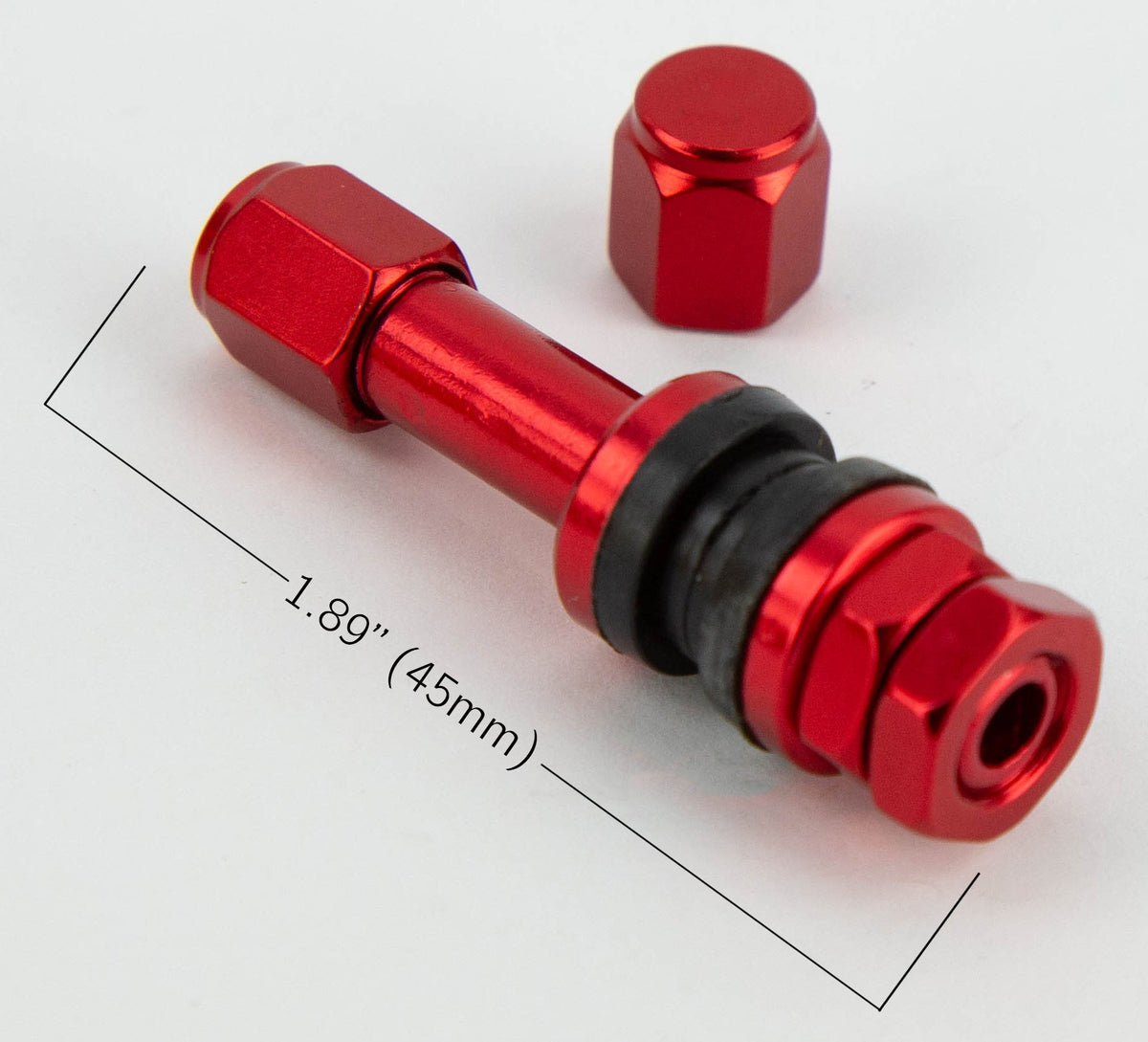 V1 Aluminum Valve Stem Set - 1.89" Long