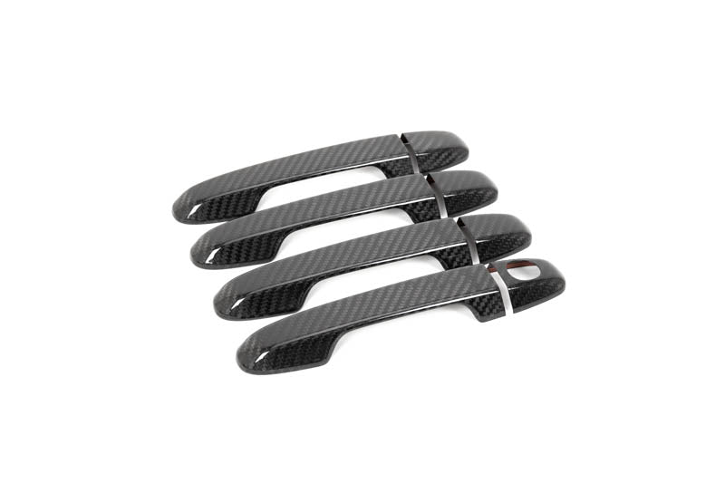 OLM Carbon Fiber Door Handle Covers - 2022 WRX (Base and Premium Trim)