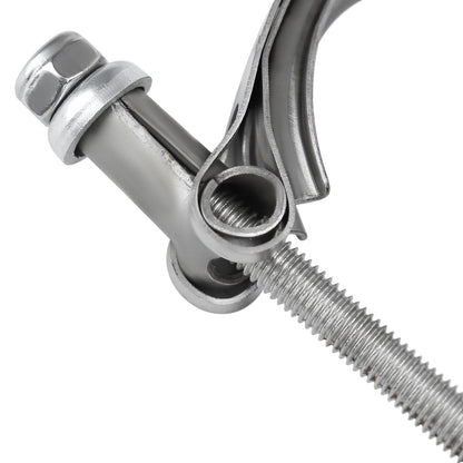 Universal 2.5" Mild Steel V-Band Clamp Assembly