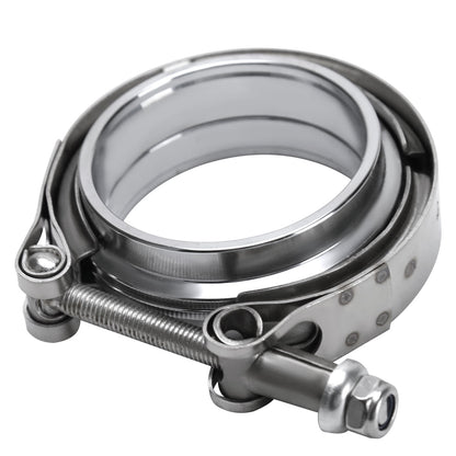 Universal 2.5" Mild Steel V-Band Clamp Assembly