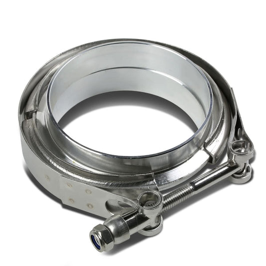 3.5" Aluminum V-Band Clamp with Flange