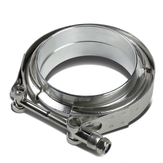 3.5" Aluminum V-Band Clamp with Flange