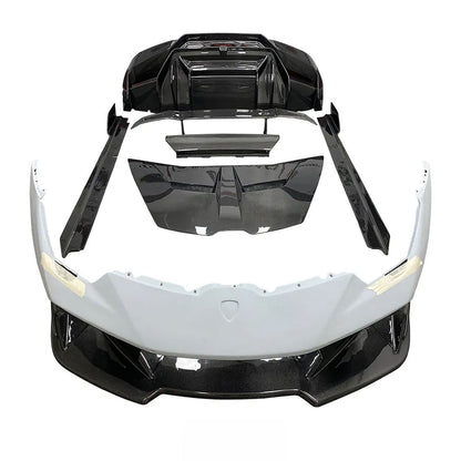 VRS Style Carbon Fiber Body Kit for Lamborghini Huracan LP580 LP610 EVO Tecnica