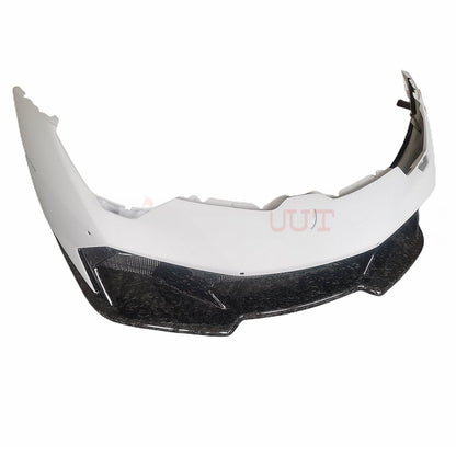 VRS Style Carbon Fiber Front Bumper for Lamborghini Huracan LP580 LP610 EVO Tecnica