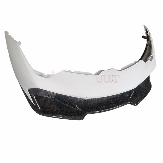 VRS Style Carbon Fiber Front Bumper for Lamborghini Huracan LP580 LP610 EVO Tecnica