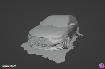 Hyundai Veloster N (JS) 3D Scan (2019-2022)