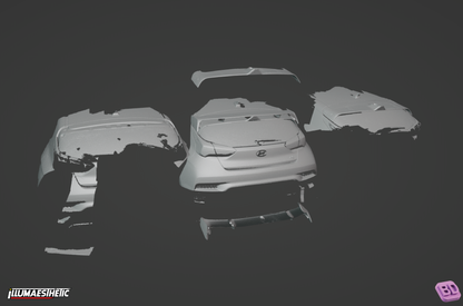 Hyundai Veloster N (JS) 3D Scan (2019-2022)