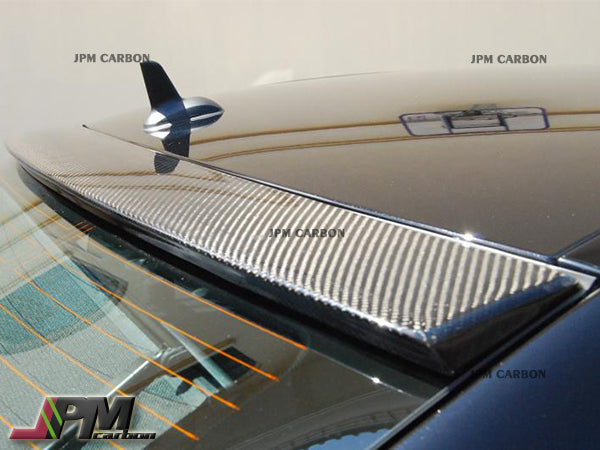 [JPMCarbon] OEM Style Carbon Fiber Roof Spoiler Fits For 2008-2014 Mercedes-Benz W204 C-Class Sedan