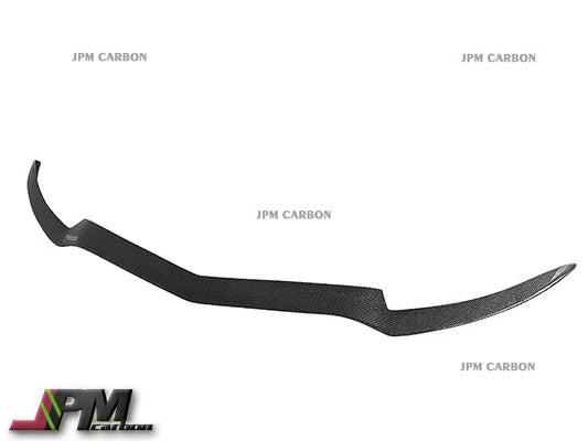 Carbon Fiber Front Bumper Add-on Cover Lip Fits For 2014-2017 Mercedes-Benz C207 Facelift E-Class with AMG Sport Package Only