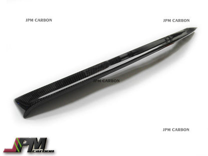 [JPMCarbon] OEM Style Carbon Fiber Roof Spoiler Fits For 2010-2016 Mercedes-Benz W212 E-Class Sedan Only