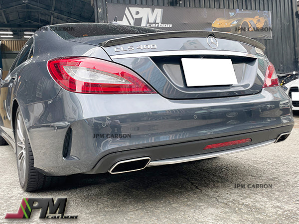 AMG Style Carbon Fiber Trunk Spoiler Fits For 2011-2018 Mercedes-Benz W218 CLS-Class Sedan