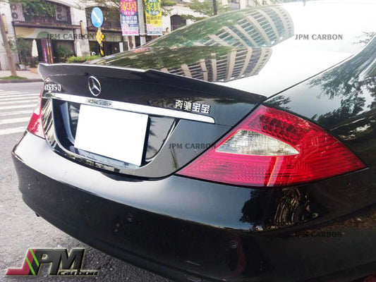 D Style Carbon Fiber Trunk Spoiler Fits For 2004-2010 Mercedes-Benz W219 CLS-Class Sedan