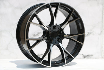 20" W712 Staggered Wheels fits BMW 5x120 3 Series 4 Series 5 Series 7 Series