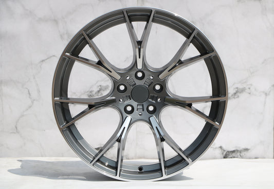 20" W712 Staggered Wheels fits BMW 5x120 3 Series 4 Series 5 Series 7 Series