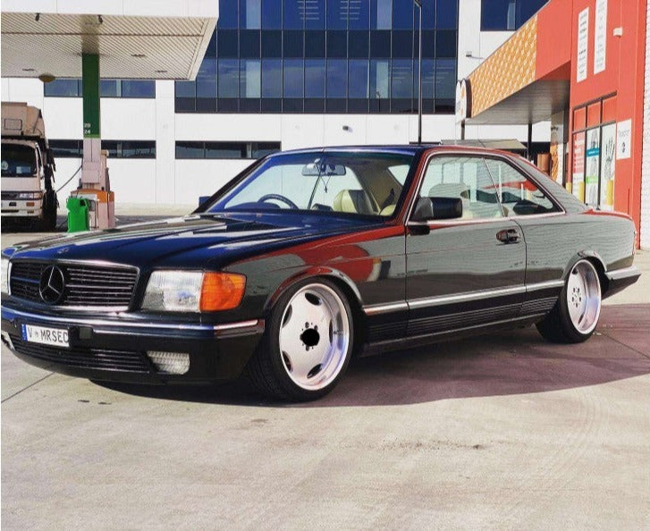 18" Monoblock Style Wheels fits Mercedes Benz C300 C350 E320 E350 R107 R129 S210 W124 W126 W129 W140 W170 W201 W208 W211