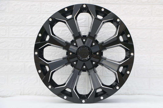 22" D576 Style Wheels fits Jeep Wrangler Gladiator