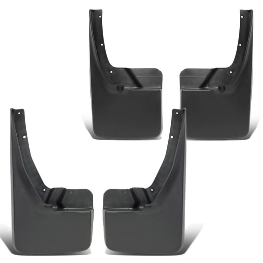 09-18 Dodge Ram 1500/2500/3500 Mud Guard Flaps 4pc Set - Matte Black