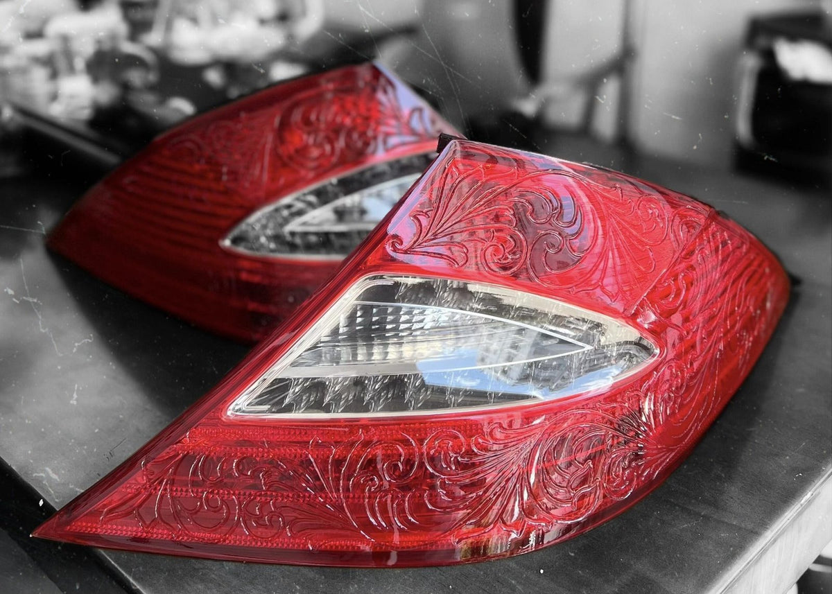 Mercedes-Benz CLS carved tail lights by JIEAN Lights – photo 1