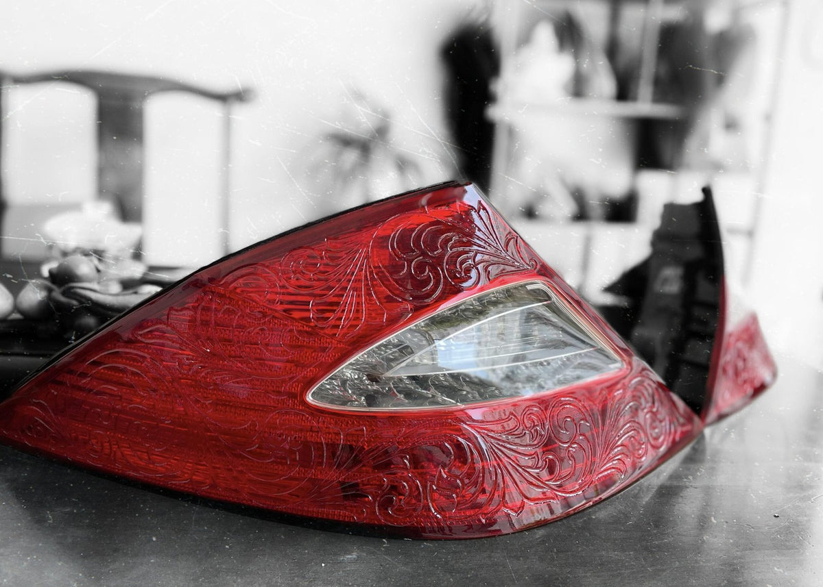 Mercedes-Benz CLS carved tail lights by JIEAN Lights – photo 2