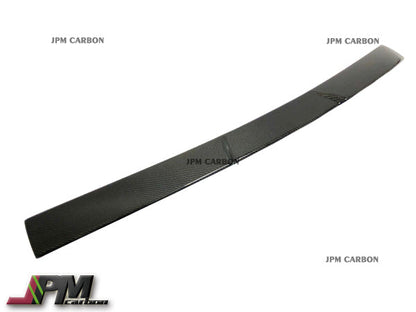 [JPMCarbon] V Style Carbon Fiber Roof Spoiler Fits For 2015-2021 Subaru WRX / STI Sedan Only