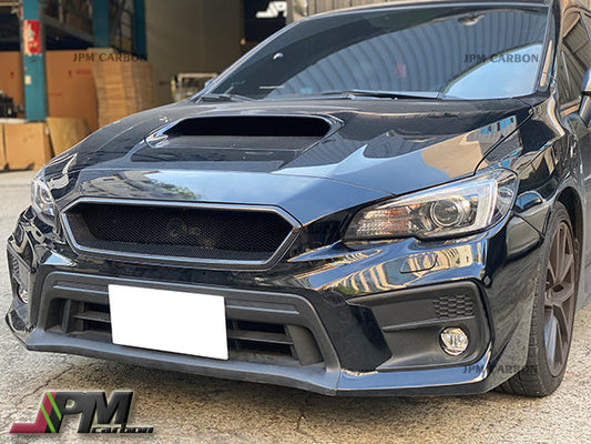 [JPMCarbon] CS Style Carbon Fiber Front Replacement Grille Fits For 2018-2021 Subaru WRX / STI Only