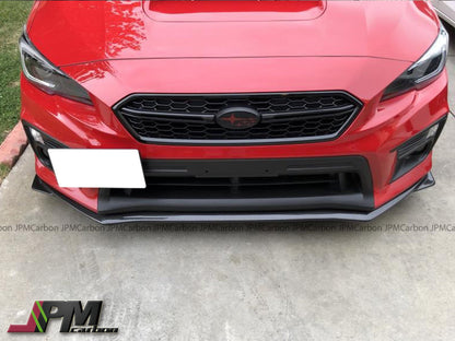 STI Style Carbon Fiber Front Bumper Add-on Lip Fits For 2018-2021 Subaru WRX / STI Only