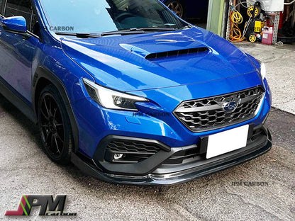 [JPMCarbon] CS Style Carbon Fiber Front Bumper Add-on Lip Fits For 2022-2024 Subaru WRX Only
