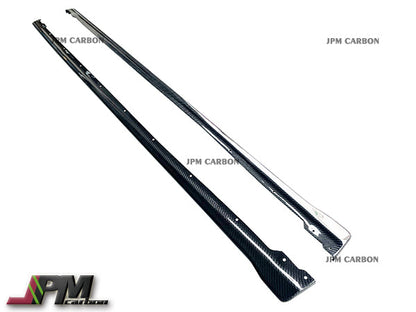 STI Style Carbon Fiber Side Skirt Add-on Lips Fits For 2022-2024 Subaru WRX / STI Only