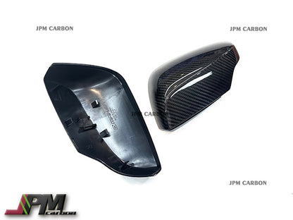 OEM Style Carbon Fiber Replacement Mirror Covers Fits For 2015-2021 Subaru WRX / STI Only