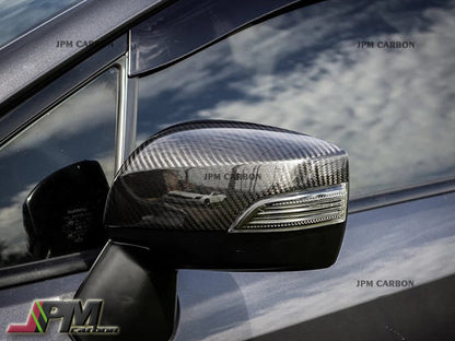 OEM Style Carbon Fiber Replacement Mirror Covers Fits For 2015-2021 Subaru WRX / STI Only